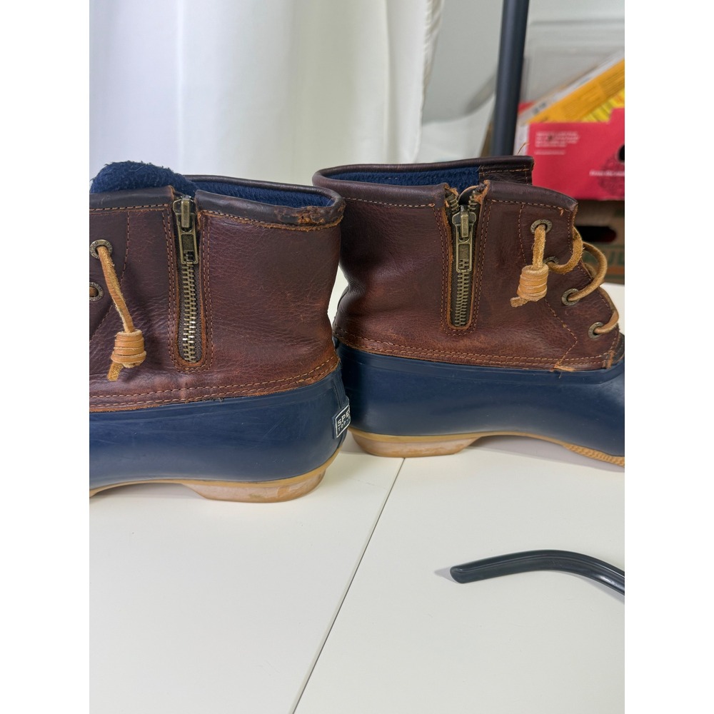 Sperry Top-Sider Women's Size 10 Leather Duck Waterproof Boots Gorpcore Workwear - Picture 4 of 7